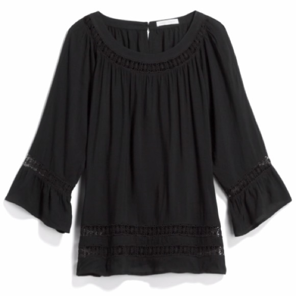 Honey Punch Tops - Honey Punch Boho Lace Detail Top